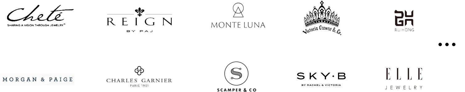 Representative global jewelry and lifestyle brand partners