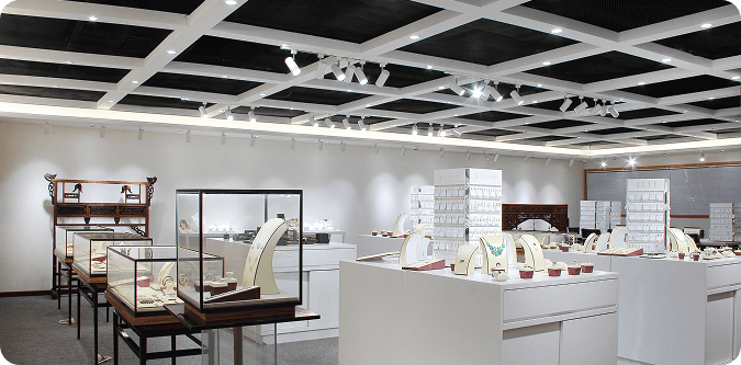 PAJ contemporary jewelry sample room